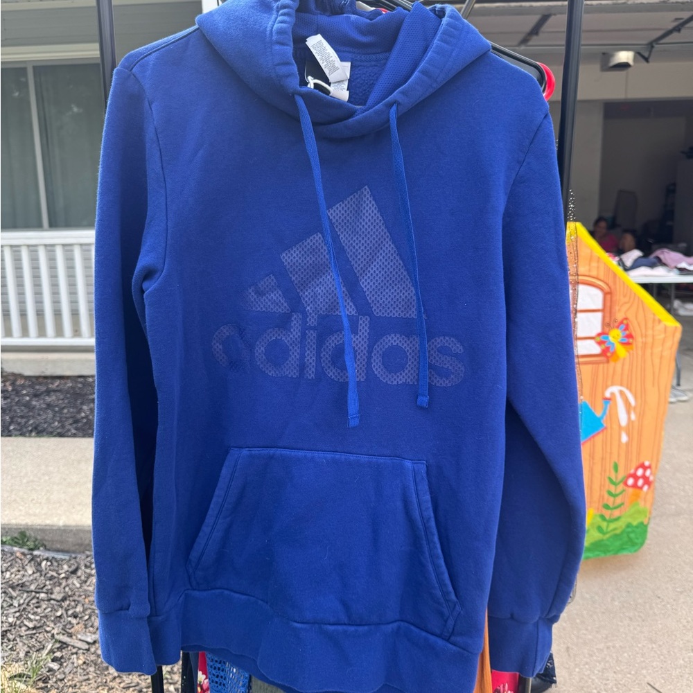 Adidas Men's Royal Blue Hoodie